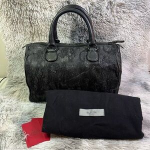 Valentino Lace Floral Handbag